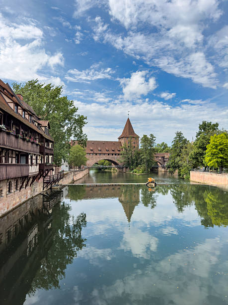 istock Schlayerturm medieval tower and Kettensteg (Chain Bridge) 2247826280