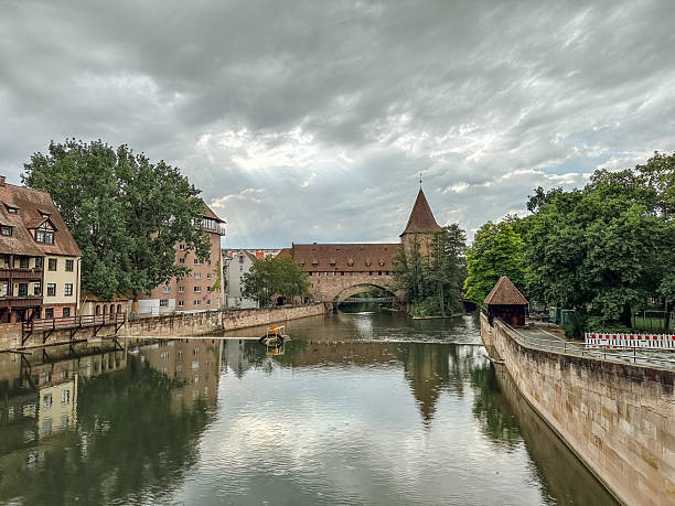 istock Schlayerturm medieval tower and Kettensteg (Chain Bridge) 2247826329