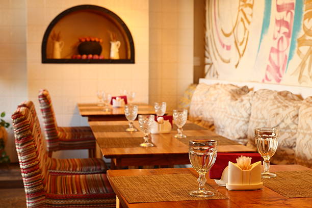 istock Enjoy a Stylish Restaurant Interior that Features Beautiful Natural Elements Throughout the Space 2247831114