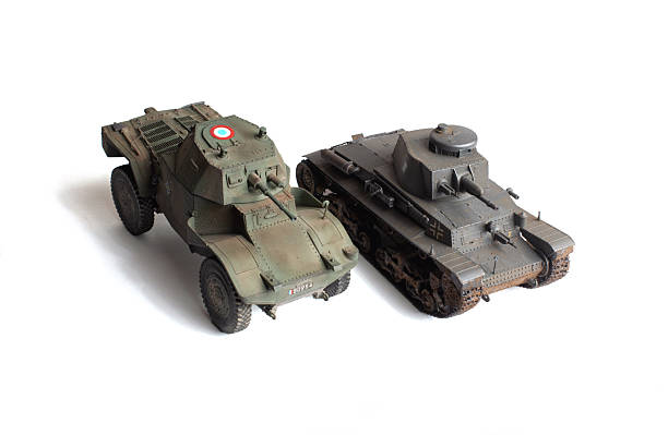 istock Scale model of old vehicle 2247832718
