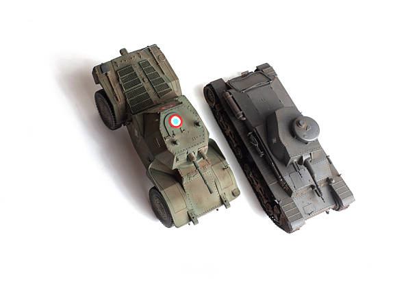 istock Scale model of old vehicle 2247832721
