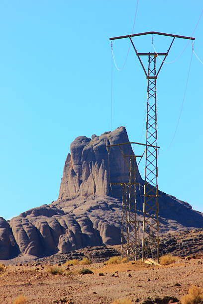 istock Power Lines |Mount  Bab N’Ali Jbel Saghro | Morocco Desert 2247833054