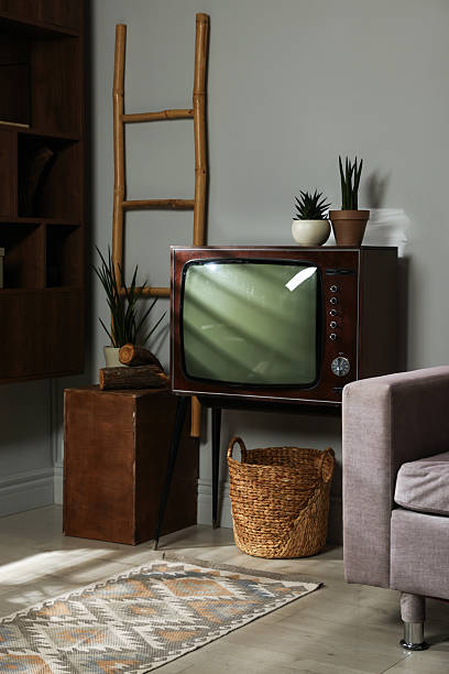 istock Retro TV set and other used stuff indoors 2247833267