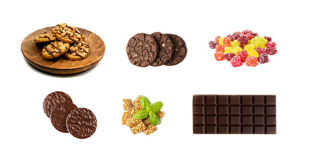 istock Assorted cakes set isolated. Many biscuit desserts, sweet bakery collage, cookie collection 2247841586