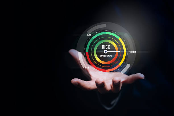 istock Hand presenting colorful risk meter, risk evaluation insight, strategic decision awareness, caution mindset, operational review analysis, financial uncertainty awareness, risk concept 2247845818