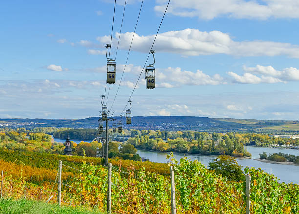 istock Cable Car Gondolas above from Vineyard Ruedesheim Germany 2247846281