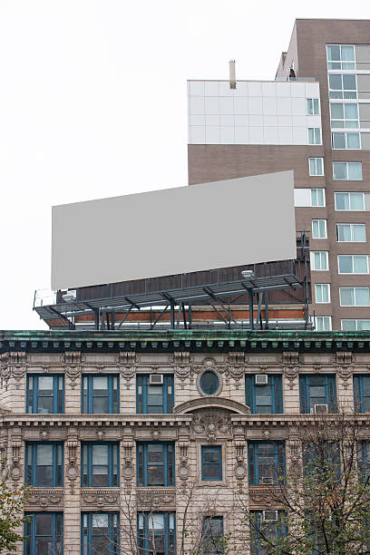istock Blank billboard on Manhattan building in downtown New York City. 2247848134
