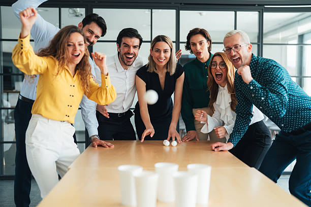 istock Business team Taking a Break with games 2247850512
