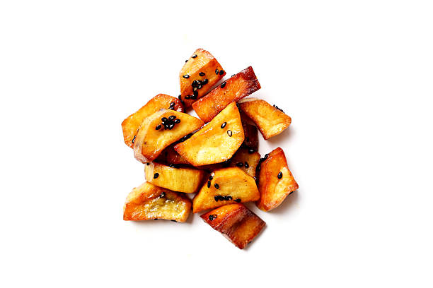 istock Daigaku imo with black sesame 2247859684