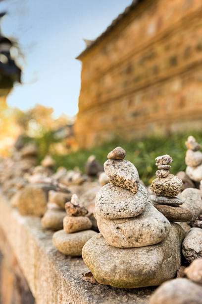 istock Naksansa Temple's Wish Path and Small Stone Pagoda 2247865531