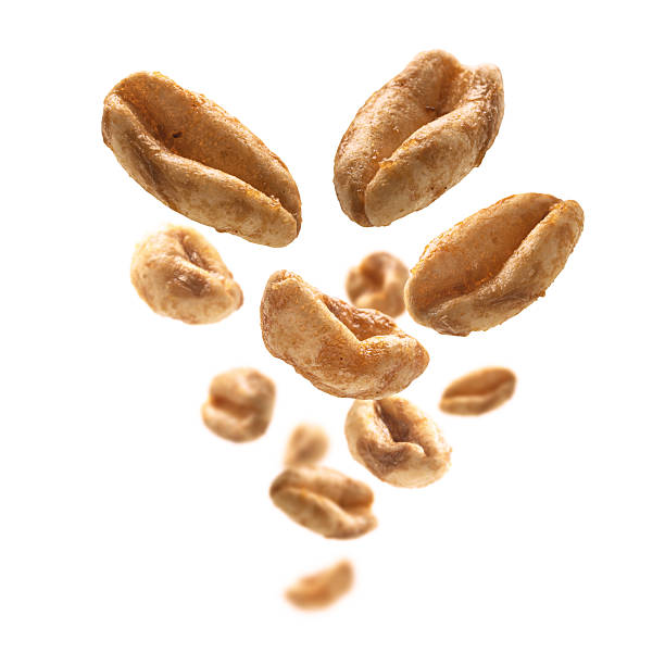 istock Aerial wheat levitates on a white background 2247870359