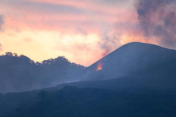 istock Intense Volcanic Activity at Dawn on Barren Island, India 2247874572