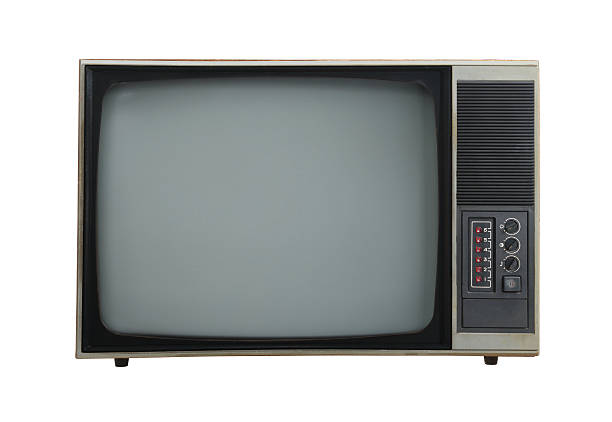 istock The old TV on the isolated.Retro technology concept. 2247885713
