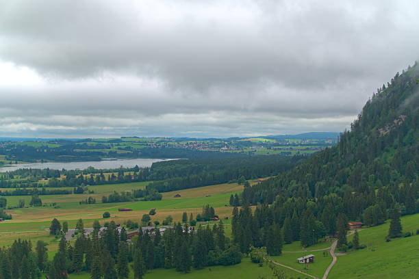 view on beautiful landscape with a lake (Vers. 4)