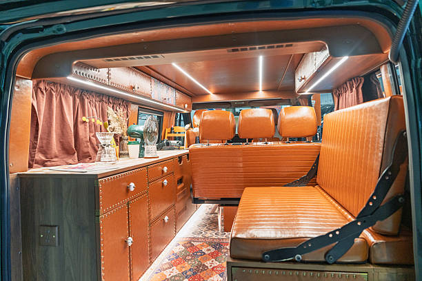 istock Interior space of a modern camping RV 2247905928
