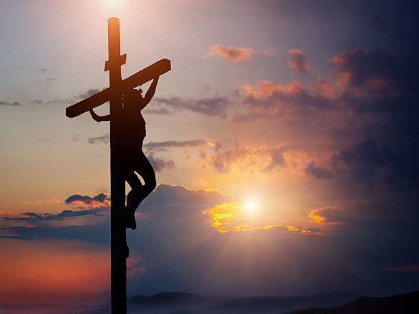 istock Jesus Christ crucified on the cross 2247930786