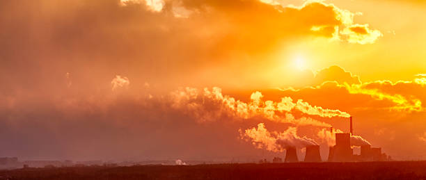 istock Smoking chimneys from a coal-fired power plant 2247930997
