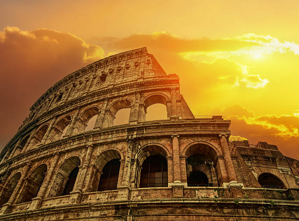 istock The Colosseum in Rome at sunset 2247931028