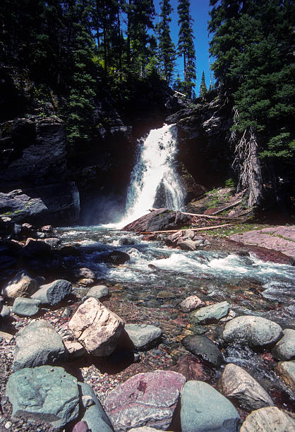 istock Glacier NP - St. Mary's Falls Wide Angle - 1989 2247944141