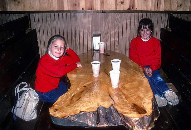 Glacier NP - Sisters in the Restaurant - 1989