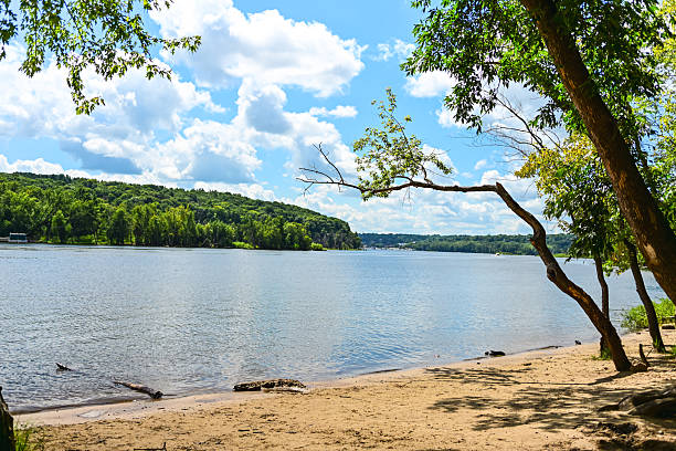 St. Croix River Beach near Stillwater Minnesota