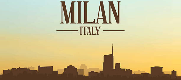 istock Generic city skyline panorama poster of MILAN, ITALY 2247946423