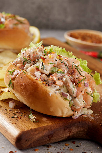 istock Creamy Shrimp Salad  Sliders on Soft Buns 2247946662