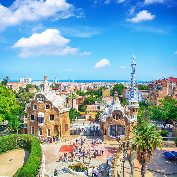 istock Park Guell in Barcelona, Spain 2247953327