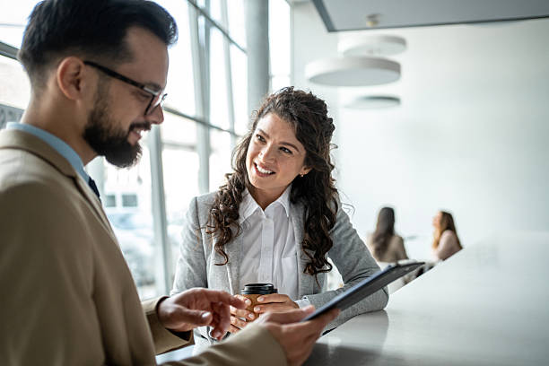 istock Business colleagues discussing project with digital tablet 2247958219
