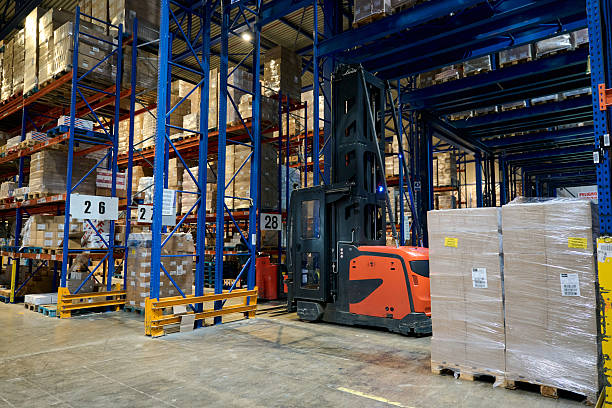 istock Cold chain warehouse logistics with forklift and inventory management 2247965847