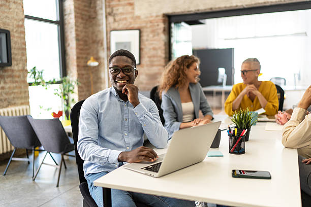 istock Diverse business team collaborating during office meeting 2247966674