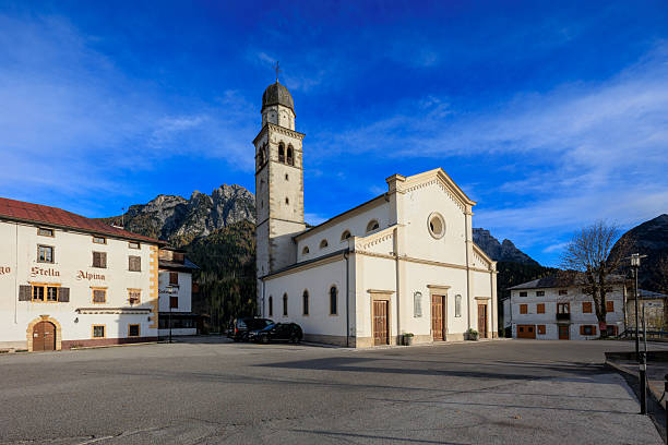 istock San Pietro di Cadore, Dolomites alps town 2247973574