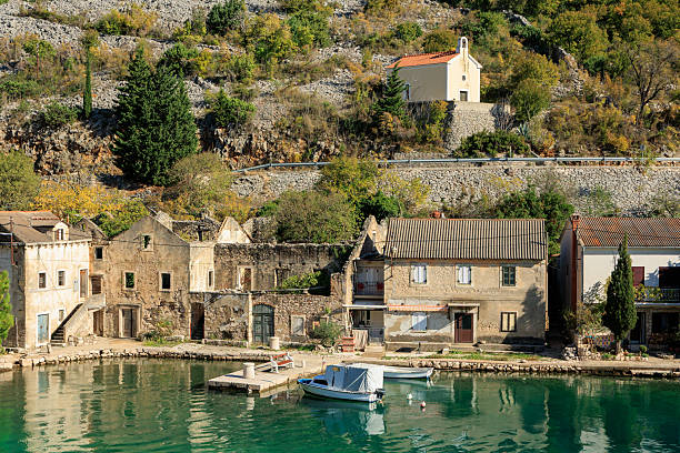 istock Typical Croatian small town by the sea 2247973986