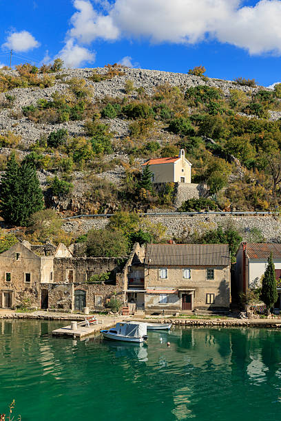 istock Typical Croatian small town by the sea 2247974014