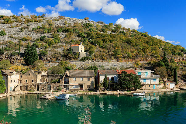istock Typical Croatian small town by the sea 2247974032