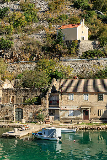 istock Typical Croatian small town by the sea 2247974058
