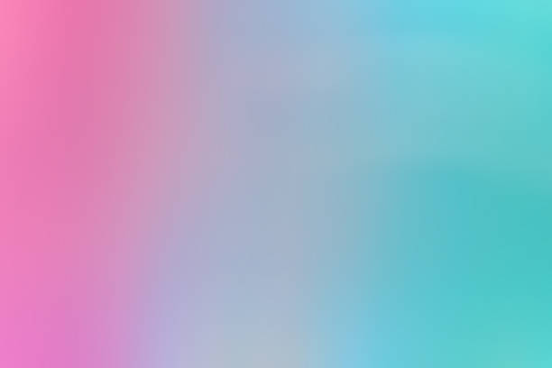 istock Gradient transitions from pink to turquoise with smooth blend and slight blur. The bottom edge is filled with solid black, adding contrast. Copy space, ideal for banners and backgrounds. 2247979375
