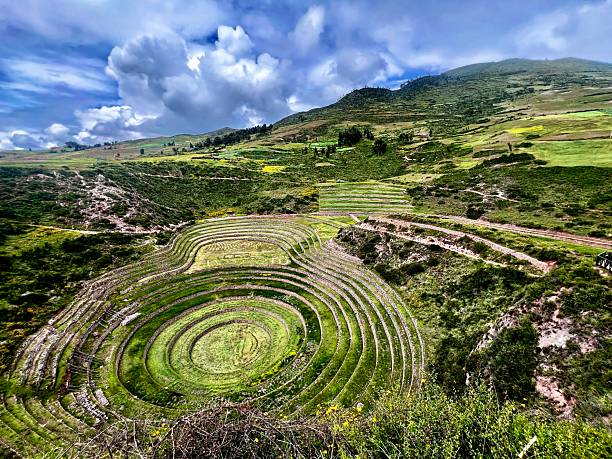 istock Circular Terrace of Moray Archeological Site in Peru 2247993799