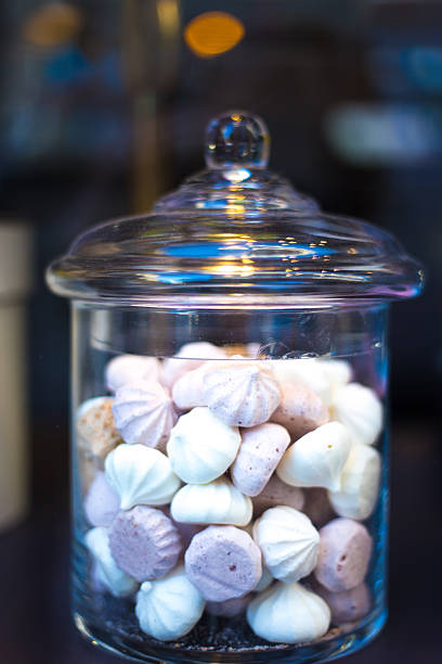 Paris, France: Meringue Kisses in Glass Jar