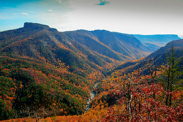 istock Linville Gorge in Autumn, North Carolina 2247995582