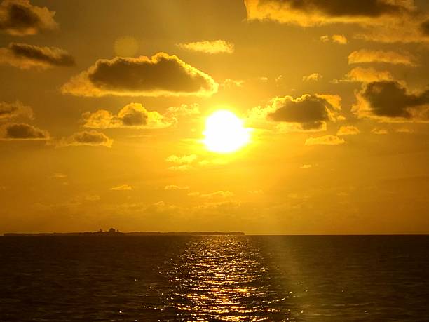 istock Golden Hour Sunset over the Ocean 2247996051