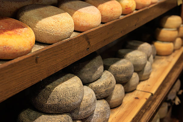 Local artisan cheese in Tuscany