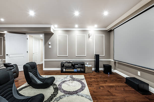 istock Contemporary stone-clad residential house with complete interior and landscaped grounds 2248000669