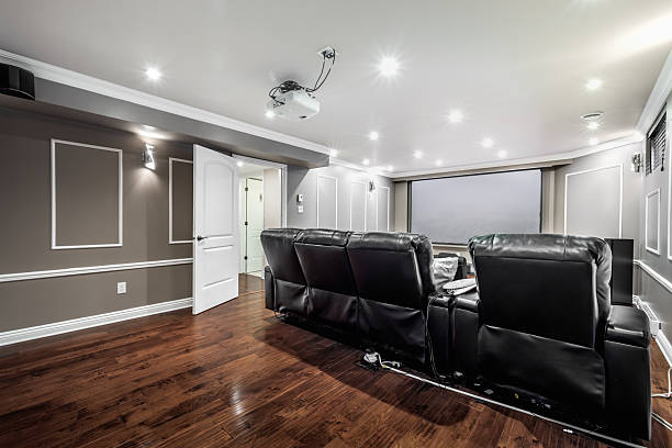 istock Contemporary stone-clad residential house with complete interior and landscaped grounds 2248000671