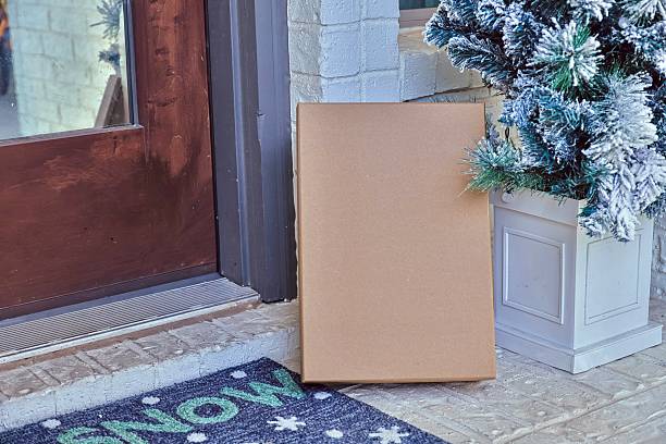 Package Delivered to Front Porch of Home