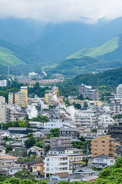 istock Kannawa hot spring town viewed from the observation deck 2248018733