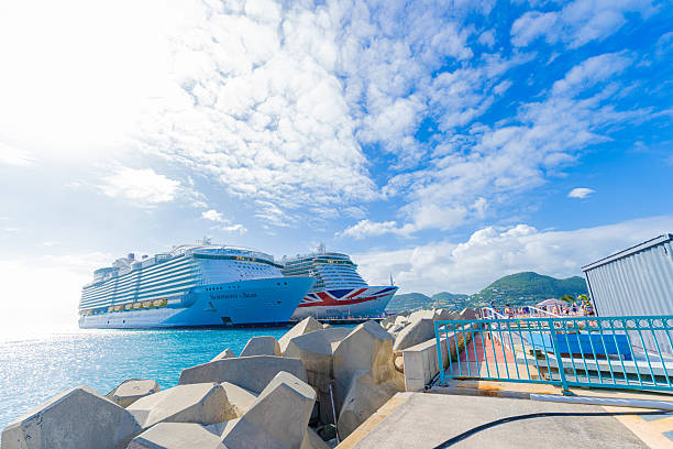 January 23 2024 - Philipsburg Sint Maarten - Cruise Ships