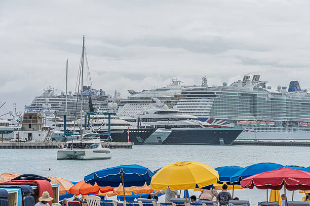 January 23 2024 - Philipsburg Sint Maarten - Cruise Ships
