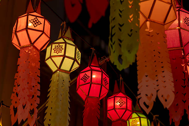 istock Colorful Yi Peng Lanterns Lighting Up Chiang Mai Night 2248023816