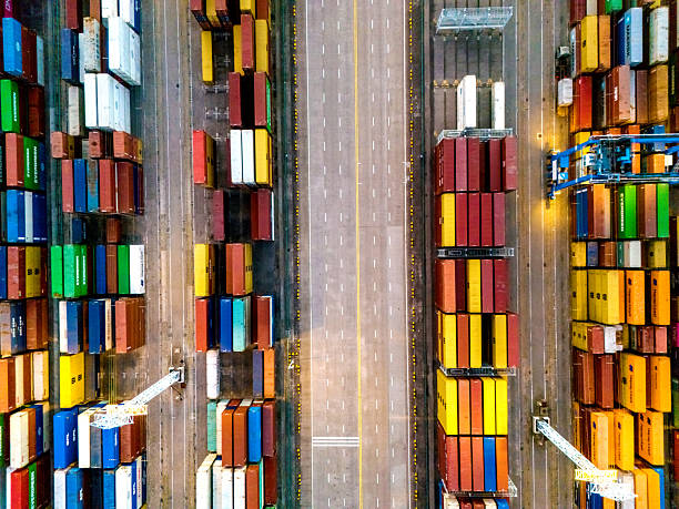istock Vast Container Port Terminal Under Golden Sunset 2248028495